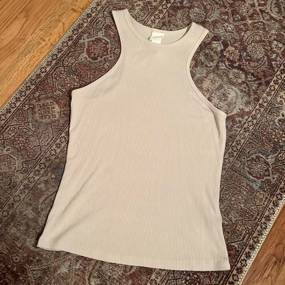 HM Ribbed Halter Tank Top - Picture 1 of 3